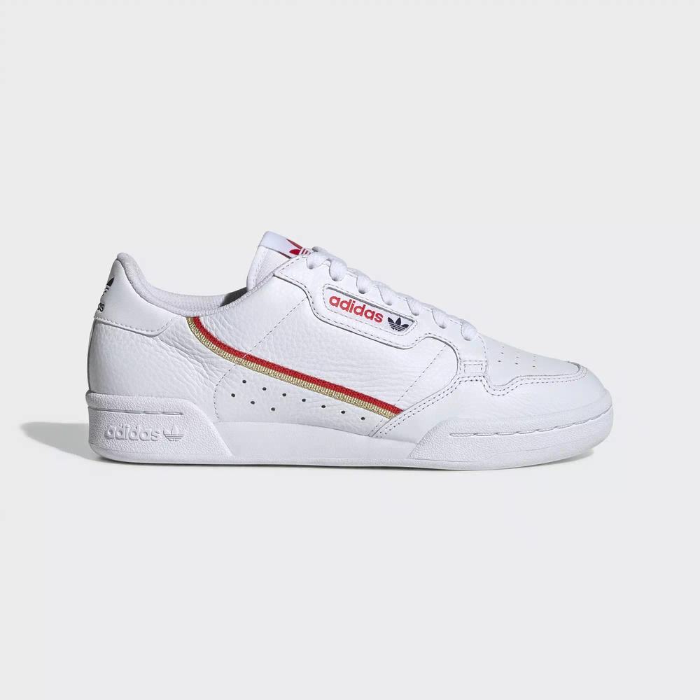 Adidas Continental 80 Tenis Blancos Para Mujer (MX-72881)